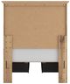 Signature Design by Ashley® Makidern Tan Twin Panel Bed with 4-Drawer Storage-4