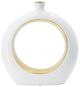 A & B Home Gold/White Vase-1
