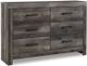 Signature Design by Ashley® Wynnlow 6-Piece Gray Queen Panel Bed Set-2