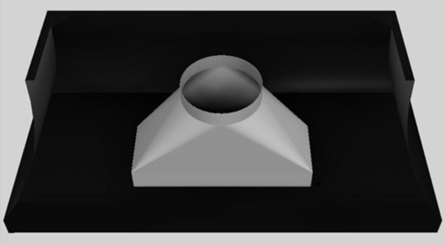 Vent-A-Hood® Designer Series 60" Black Wall Mounted Range Hood-2