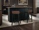 International Furniture Direct Pueblo Black/Brown 30" Bar Stool-1