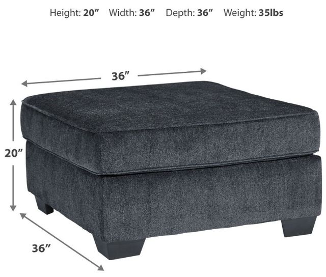 Signature Design by Ashley® Altari Slate Oversized Accent Ottoman-2