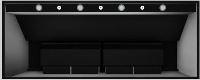 Vent-A-Hood® 60" Black Wall Mounted Range Hood-1
