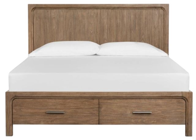 Magnussen Home® Westbourne Dark Umber Queen Panel Storage Bed-1