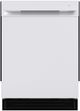 GE® 24" White Top Control Built-In Dishwasher-0