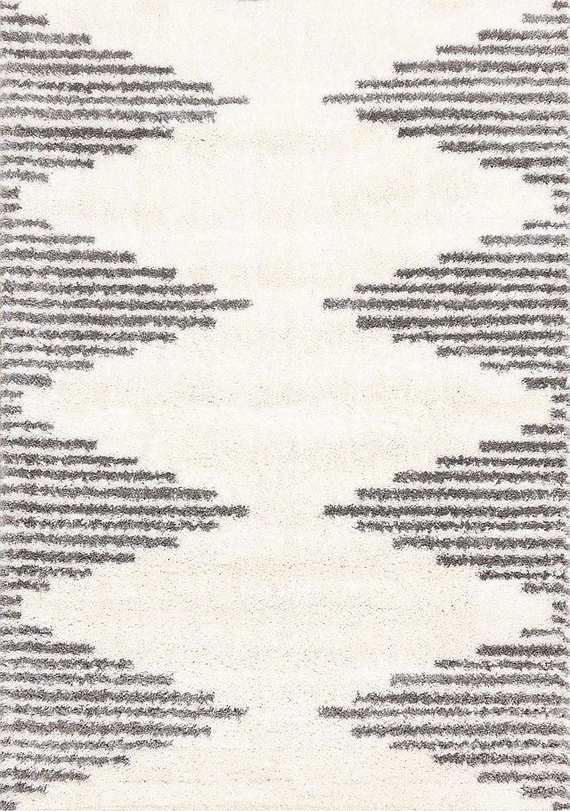 Kalora Interiors Pascal Cream/Grey 5'x8' Style 2 Area Rug-0
