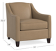 Bassett® Furniture Corinna Sable Accent Chair-4