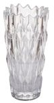 A & B Home Clear Livie Pique Vase-1