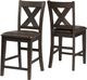 HH2 Home Spencer 2-Piece Dark Espresso Counter Stools-0