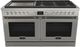 Fulgor Milano® Evoque 400 Series 60" Stainless Steel Pro Style Dual Fuel Hybrid Range with Stainless Steel Trim -0