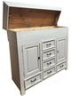 Million Dollar Rustic Frosted White Gun Chest-0