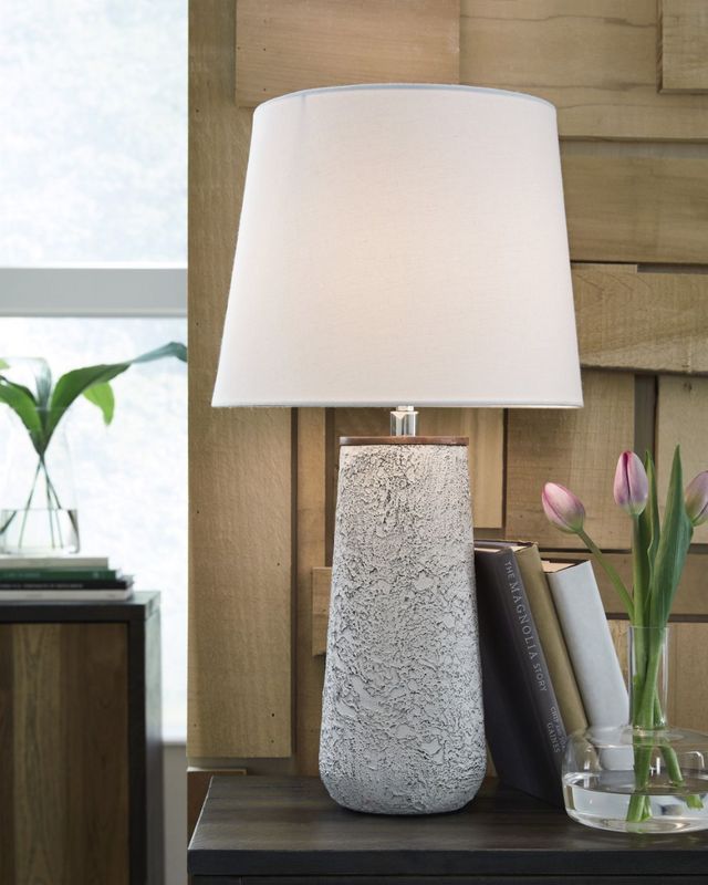 Signature Design by Ashley® Chaston Antique White Table Lamp-5