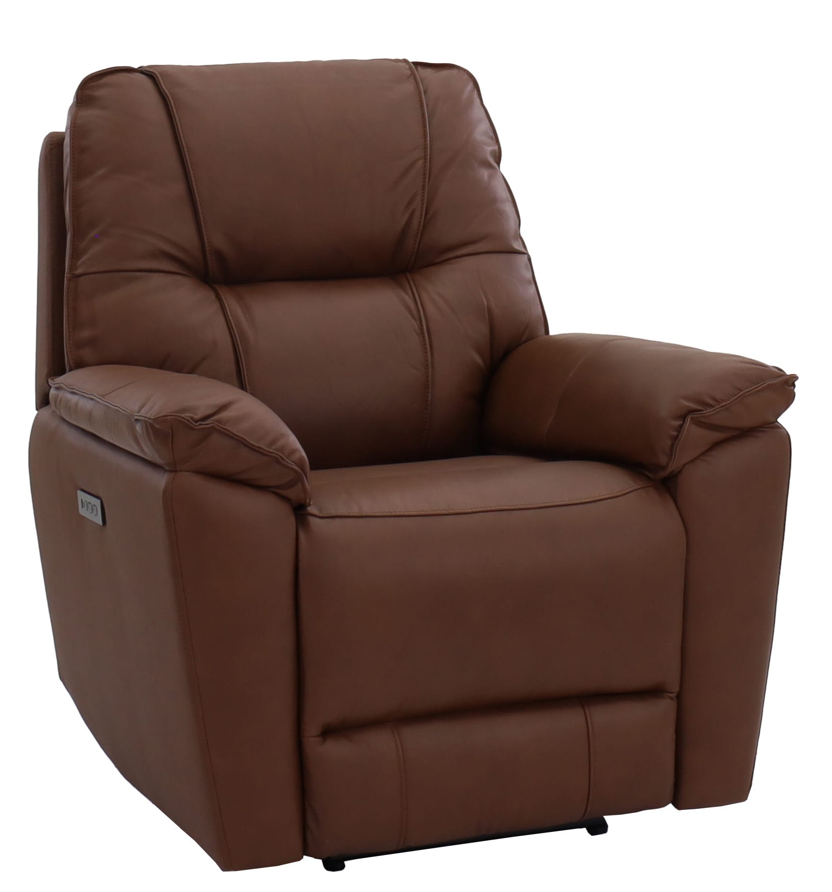 Man Wah Leather Power Recliner | Miskelly Furniture