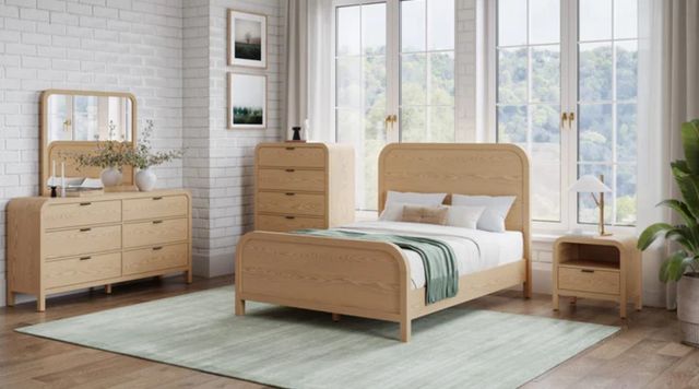 Modus Furniture Drake Timber 1-Drawer Nightstand-1