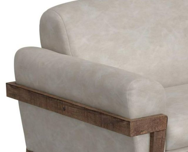 International Furniture Direct Loft Ivory/Brown Loveseat-3