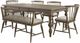 Liberty Furniture Americana Farmhouse 6-Piece Dusty Taupe Rectangular Dining Set -0