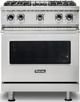 Viking® 5 Series 30" Stainless Steel Pro Style Gas Range-0