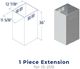Hauslane Stainless Steel Range Hood Chimney Extension-0