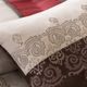 Olliix by Madison Park 7 Piece Red King Donovan Jacquard Comforter Set-5