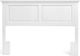 Rize Home Cottage Style Gloss White Twin Headboard-1