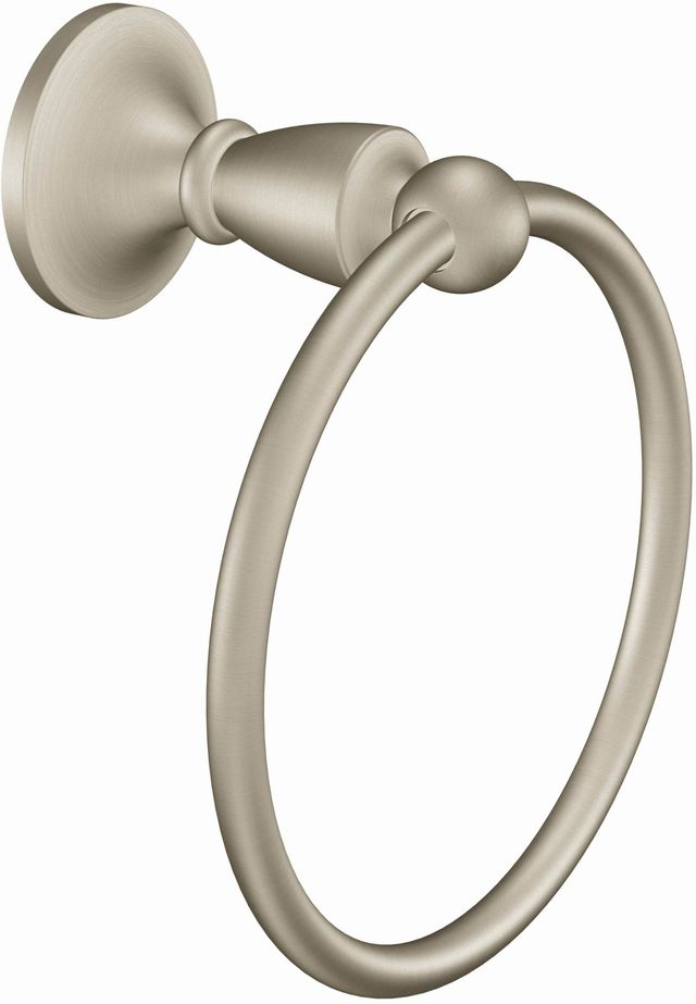 Moen® Wembley® Brushed Nickel Towel Ring-0
