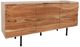 Jofran Inc. The Wave Brown 3-Door Accent Cabinet-0