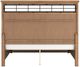 Signature Design by Ashley® Taffenbrook Medium Brown California King Storage Panel Bed-4