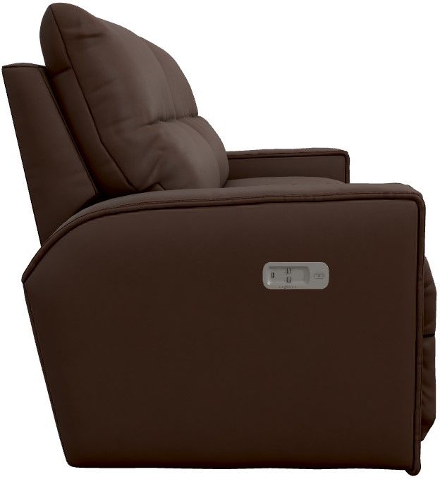 La-Z-Boy® Maddox Chestnut Power Reclining 2-Seat Sofa with Headrest-3