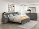 Homelegance® Zephyr Antique Silver/Brownish Gray California King Panel Bed-1