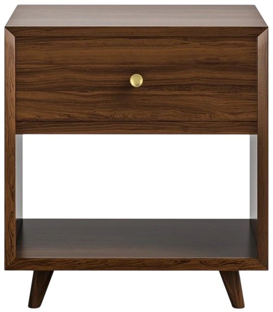 Flexsteel® Ludwig Walnut Open Nightstand-1