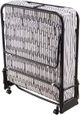 Titus Furniture Black 30" Steel Support Bed with Mattress-2