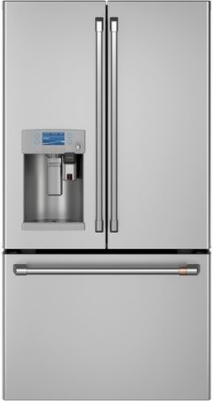 Café™ 36 in.  22.2 Cu. Ft. Stainless Steel Counter Depth French Door Refrigerator