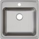 Elkay Lustertone® Classic Lustrous Satin 22" x 22" x 6-1/2" 3-Hole Single Bowl Drop-In ADA Sink-1