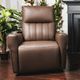 UltraComfort™ Warmth Collection Cinder Cocoa Medium Power Recliner with Heat and Adjustable Headrest-2