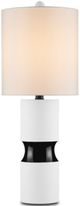 Currey & Company Althea Off White/Black Table Lamp-0