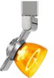 Cal® Lighting & Accessories Brushed Steel/Yellow Track Light-1