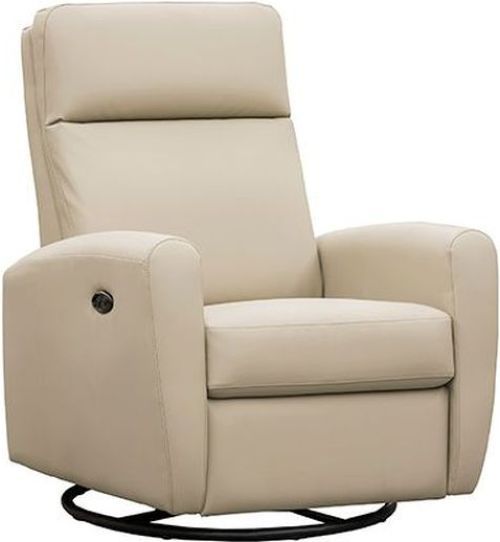 Elran L0092 Cream Manual Glider Rocker Recliner-0