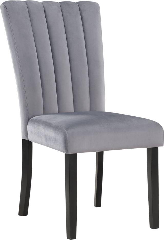 Crown Mark Pascal Gray Dining Side Chair-0
