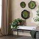 Crestview Collection Willowbrook 3-Piece Green Tray Set-1