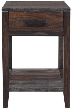 Porter International Designs Fall River Obsidian Recliner Table-1