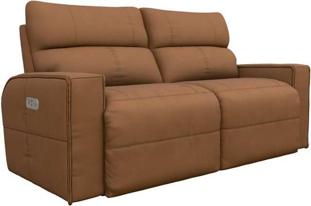 La-Z-Boy® Maddox Camel Leather Power Reclining 2-Seat Sofa with Headrest-0