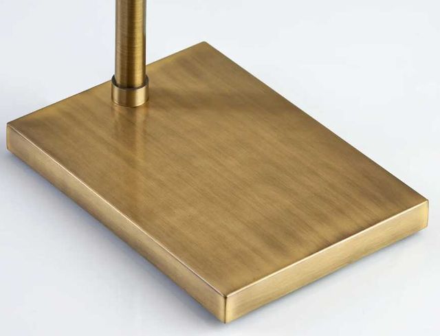 Adesso® Dalton Antique Brass 1-Light Floor Lamp-2