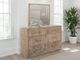 International Furniture Direct Balam Stained White Dresser-1