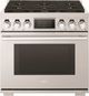 SKS 36" Stainless Steel Smart Pro-Style Natural Gas Range with 6 Burners-0