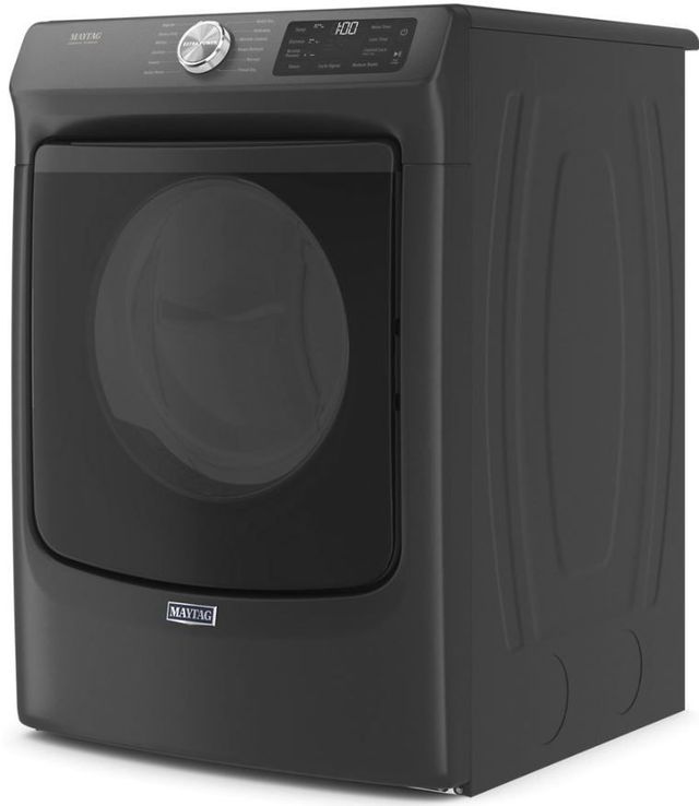 Maytag® 7.3 Cu. Ft. Volcano Black Front Load Electric Dryer -1