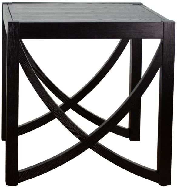 Bernards Black End Table-0