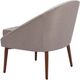 Zuo® Modern Carter Gray/Walnut Accent Chair-2
