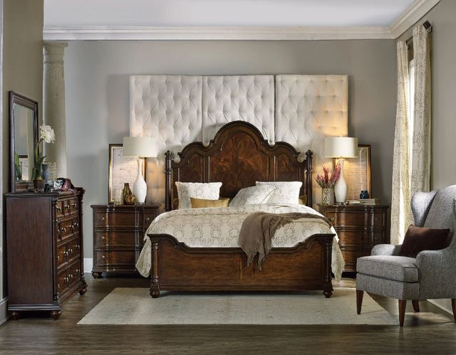 Hooker® Furniture Leesburg Mahogany California King Poster Bed-1