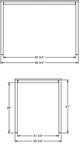Amisco Customizable Ricard Birch Veneer Bar Table-2