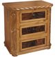 Horizon Home® Lasso Cowhide Brown Nightstand-0